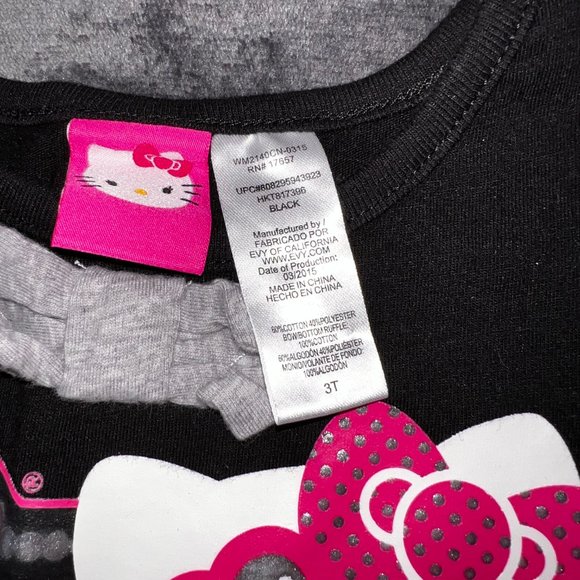 Hello Kitty 3 piece set 3T - Picture 2 of 3